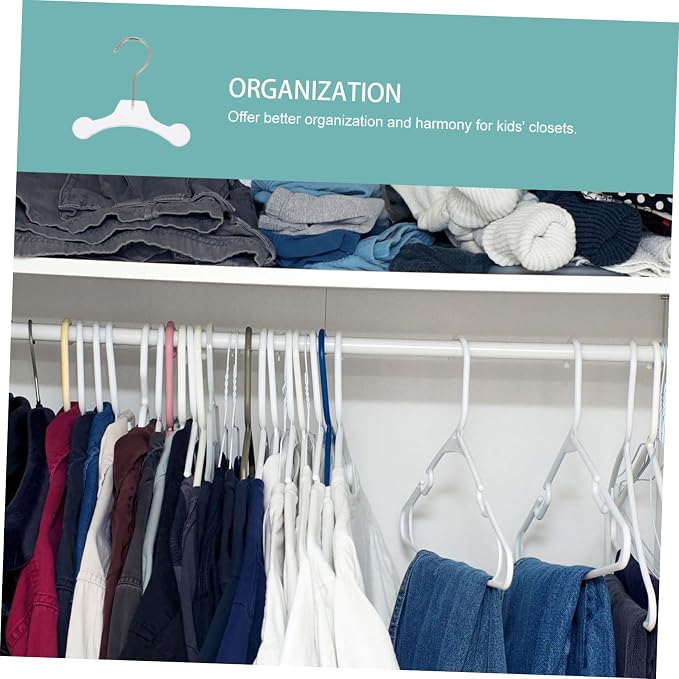 POPETPOP Household Dog Hanger Non-Skid Pet Clothes Hanger Convenient Design Hook Dog Apparel Organizer for Outdoor Use