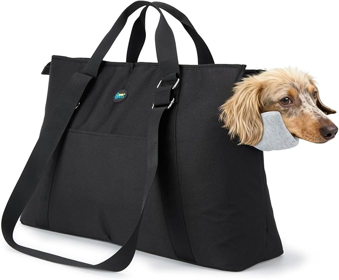 Ownpets Large Pet Carrier for Dogs Cats, 18-20lbs, Hands-Free Purse Bag | extra large, storage pockets, travel vet shopping, medium pets