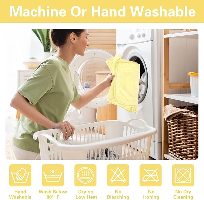 Pet Bathrobe Towel Dog Cat Drying Coat Super Absorbent Cute Dogs Bath Towel Hooded Robe Adjustable Collar & Belly Strap for XSmall to XLarge Pets (Yellow, X-Large)