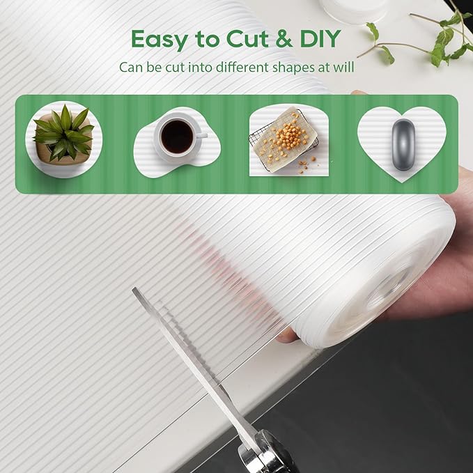 Anoak Shelf Liner, 14 Inches x 20 FT(240 Inch) Non-Slip Cabinet Liner, Washable Waterproof Durable Non Adhesive Shelf Liners for Kitchen, Drawer, Refrigerator