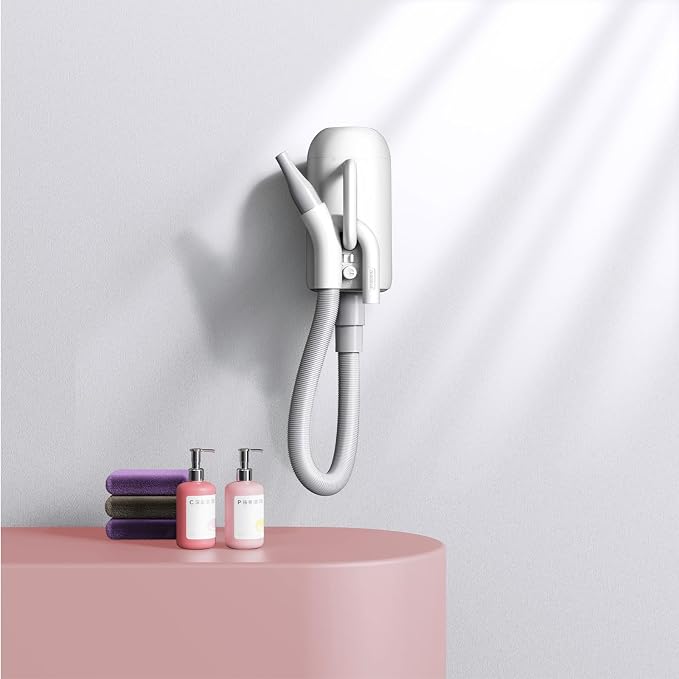 Sevy Dog Hair Dryer Wall Mount, Wall Holder Bracket Whoosh High Velocity Dog Dryer Blower, Space-Saving Grooming Dryer Storage Accessory for Home & Professional Grooming, Mount Only