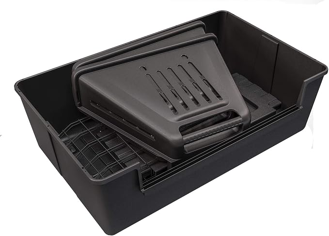 Ferplast Atlas Vehicle SUV Dog Crate, Assembled Car Dog Crate Measures 32L x 20W x 24H & is Ideal for Small to Medium Dog Breeds, Black