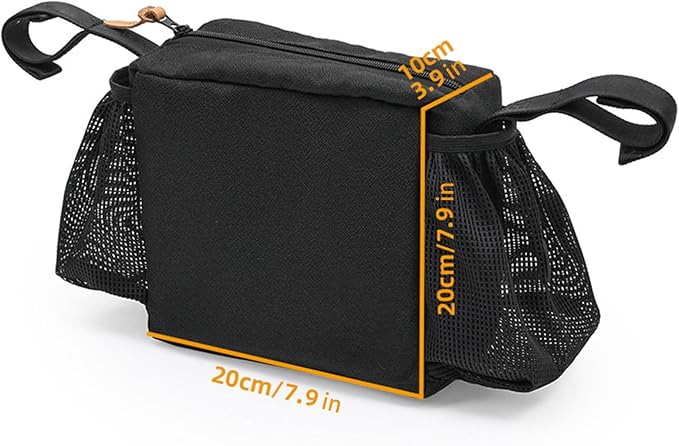 Pet Strollers Accessory Hanging Organizers Bag Light Weight Strollers Hanging Basket Travel Use Multipurpose Pet Cart