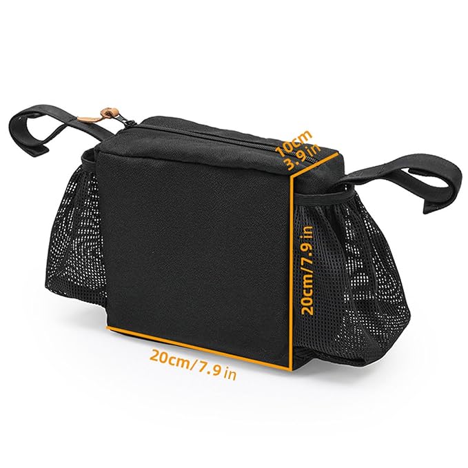 Pet Strollers Accessory Hanging Organizers Bag Light Weight Strollers Hanging Basket Travel Use Multipurpose Pet Cart