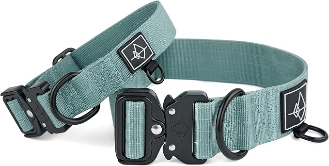 MADE TO ROAM Explorer Dog Collar | Heavy Duty Nylon & Durable Metal Buckle | Premium adjustable collar with rust-resistant hardware. Fits small to large dogs. 15 colors. Matching leash & harness