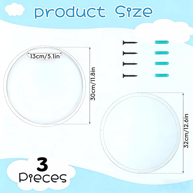 3 Pack Acrylic Wall Toy Storage,Clear Hanging Toy Dispenser with Back Panel Hanging Holder,exquisite Acrylic Wall Organizer for Blocks, Snacks, Cars,Home Organization and Storage (3-pack)