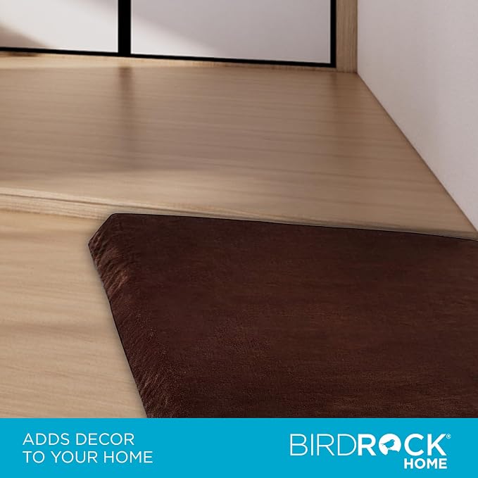 BIRDROCK HOME Memory 3" Memory Dog Bed | Ultra Soft Plush Pet Bed | Pet Mat (40 x 26, Brown)