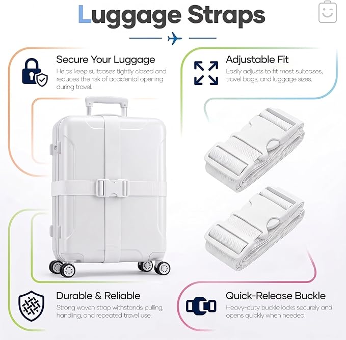 1/2/6/8/9/10/11 Set Compression Packing Cubes Garment Bags Garment Bag for Travel Essentials,White