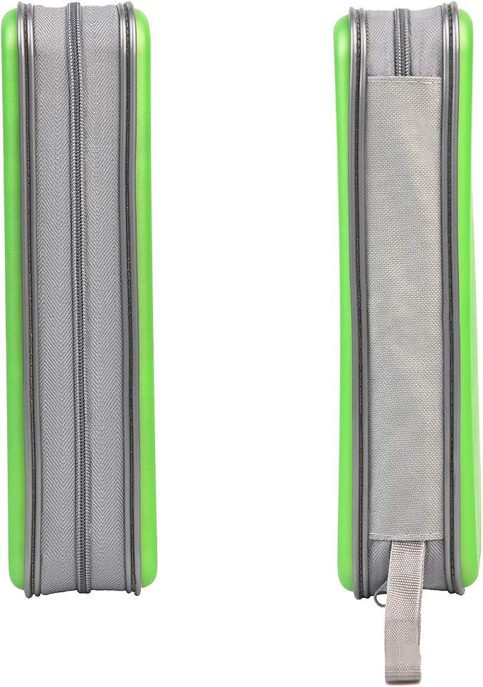 UENTIP CD Case,96 Capacity Hard Plastic DVD Case Holder for Car Home Travel | CD DVD Storage,Zipper Closure,Scratch-Resistant Sleeves,Stay Away Dust and Damp,Storage Music Video Gaming Discs Blu-ray
