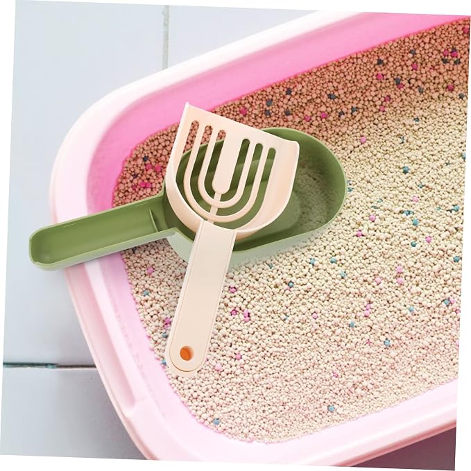1 Set Cat Litter Shovel Cat Litter Picker Pet Litter Dustpan Cat Sand Shovel Portable Hamster Sifter Scoop Green Litter Scoop Pet Cleaning Scoop Cat Scooper Poo Cleaning Shovel Pp