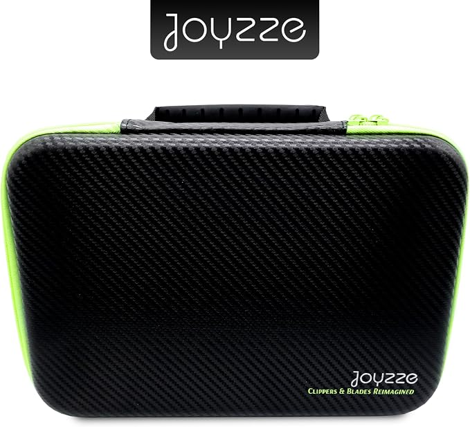 Blade Storage Case for 22 Blades - Clipper Blade Organizer (Green) | Keeps a full set protected, separated and easy to carry between salon, van and mobile grooming jobs