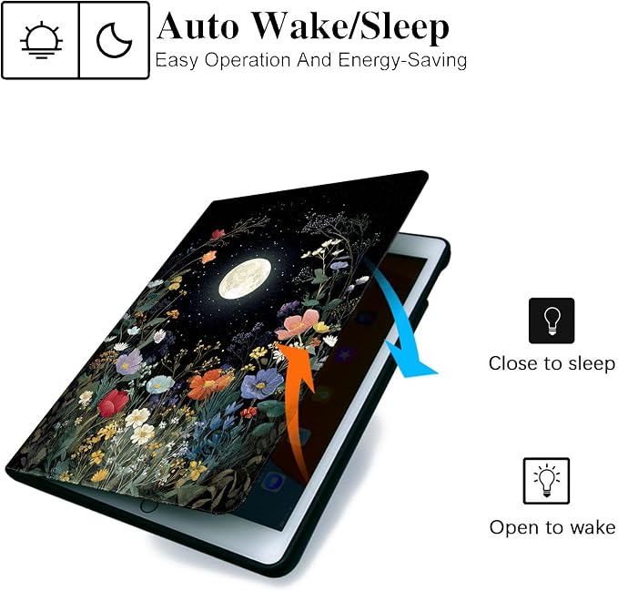 for Samsung Galaxy Tab S6 10.5 Inch 2019 Model T860/T865/T867 Tablet Case,Auto Wake/Sleep,Adjustable Stand Protective Cover - Nautical Anchor Compass