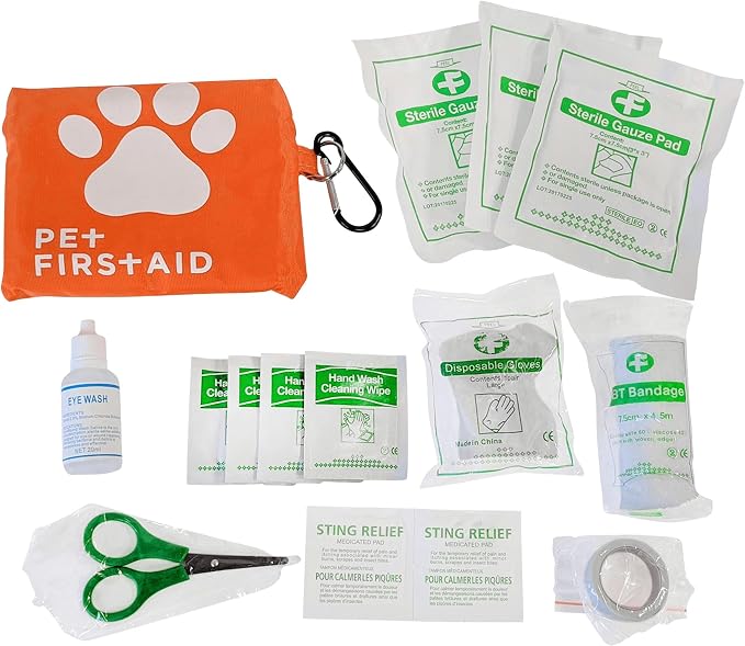 Adog Pet First Aid Travel Kit with Carabiner