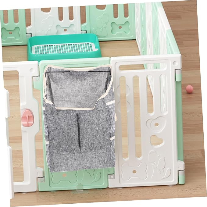 POPETPOP PET Storage Bag Multi-Function Toy Container Hanging Design Convenient Food Pouch for Dogs and Cats Sturdy and Versatile Organizer for PET Supplies