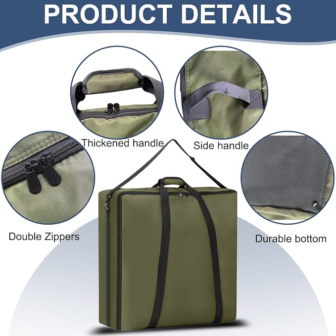 32" Dog Fence Storage Bag for Camping & RV Trips Comfortable Carry | Suitable for Foldable Exercise pens, Dog Fence Travel Bag With Handles, 600D Oxford Fabric,Neat Storage, Wear-Resistant