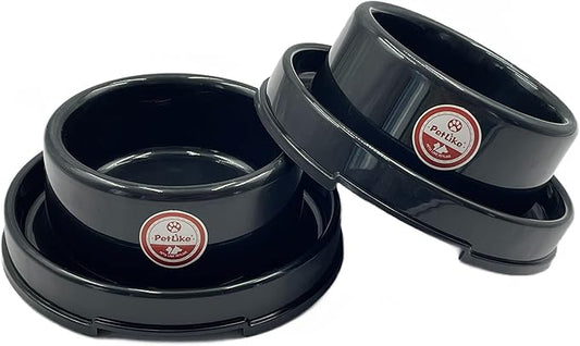 PetLike Ants Away Dog Bowls Pet Food Bowls, No Spill Cat Food Bowl Water Food Feeder Pet Dishes for Cat Puppies Small Medium Dogs…