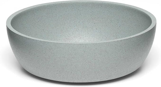 Loving Pets - Dolce Bamboo - Eco-Friendly Pet Bowls & Dishes for Dog, Cats, Puppy Food and Water Bowl -Sustainable and Dishwasher Safe, Made with Real Bamboo (Small, Slate-Grey)