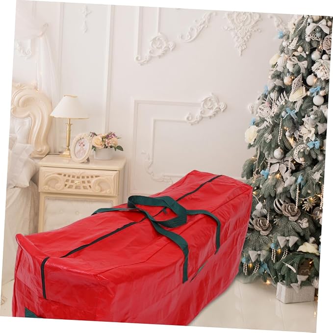 Large Capacity Christmas Tree Storage Bag Non Woven Storage Container for Holiday Decorations with Handles