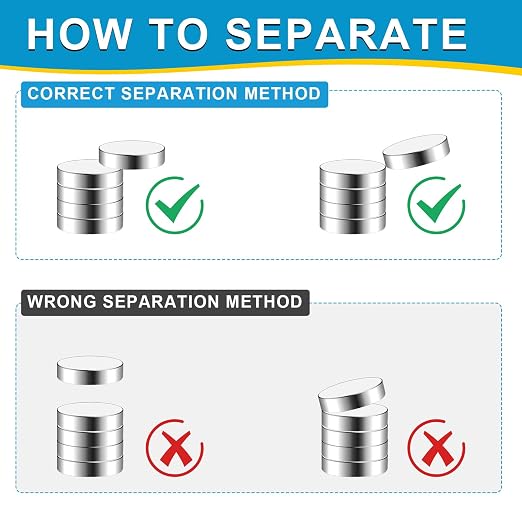 BEST CHOICE MAGNETS Small Magnets, 180 Pack Refrigerator Magnets 6x2mm | Rare Earth Magnets Neodymium Magnets for Crafts, Whiteboard, Kitchen Cabinet, 3D Printing
