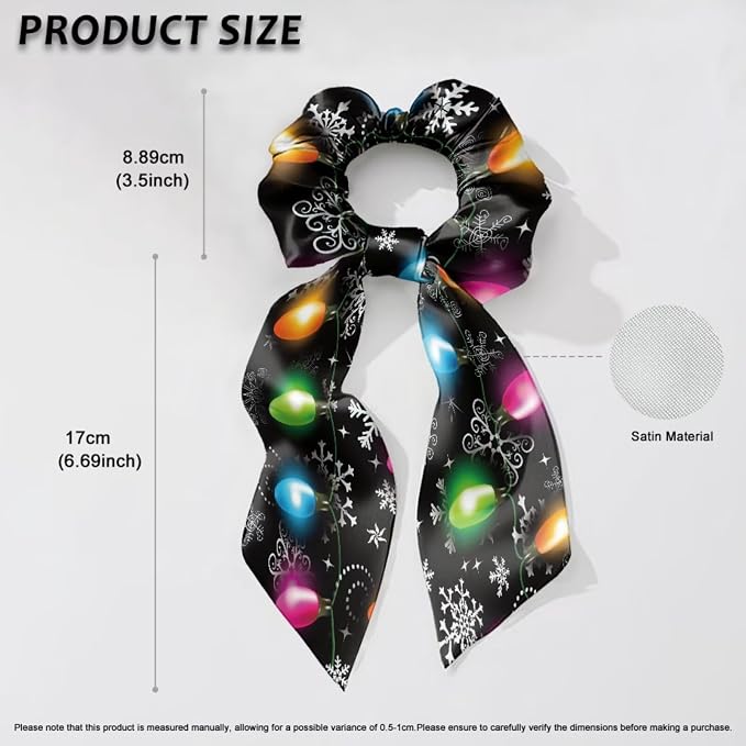 COEQINE Christmas Dog Bandanas Female Costume Hair Tie Bracelets for Women Matching Dog Fall Bandana Adjustable fit Small Medium Large Pet Non Slip