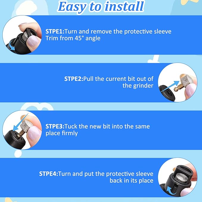 Silent Groom Pro Nail Grinder,2025 Upgraded Dog Nail Trimmer,Rechargeable USB Charging Pet Nail Grinder for Dog Nail Grinders,Pet Paws Grooming Smoothing Tool