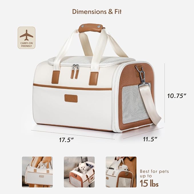 Traveler's Choice Argo Pawsport to Adventure Pet Carrier, Tan