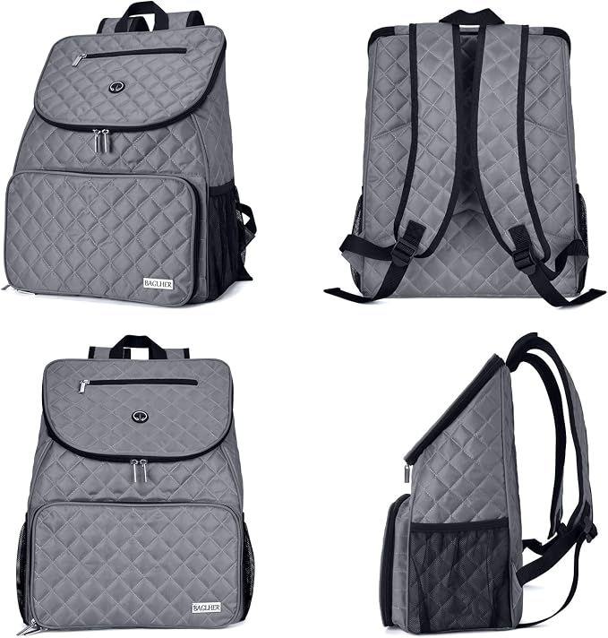BAGLHER Dog Travel Bag,Airline Approved Pet Supplies Backpack, Dog Travel Backpack with 2 Silicone Collapsible Bowls and 2 Food Baskets.