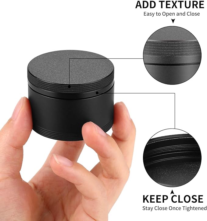 Portable Metal Pill Case, Single Waterproof Daily Pill Box for Travel | Pill Container, Aluminium Alloy Round Pill Box Organizer Pill Holder for Medicine Vitamin Fish Oils Big Size
