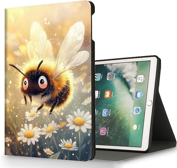 for Microsoft Surface Pro 8-13" 2021 Tablet Case,Auto Wake/Sleep,Adjustable Stand Protective Cover - Cute Bee