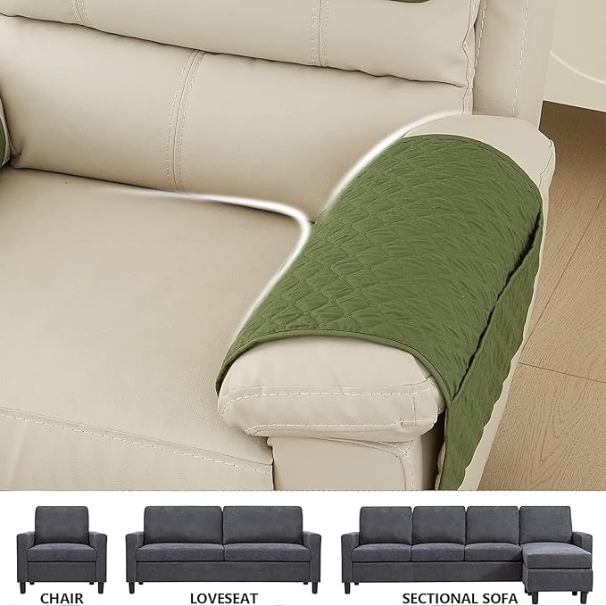 XMAYODS 3 Pcs Recliner Covers Sherpa Arm Covers for Recliner Chair with Storage Pockets Headrest Cover for Recliner Chair Armchair Slipcovers for Sofa Recliner Protector (Color : #3)
