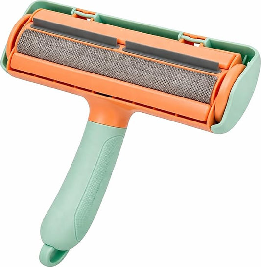 Pet Hair Remover Roller for Furniture, Couch & Car – Reusable Lint Roller for Dog & Cat Hair, No Sticky Tape Needed