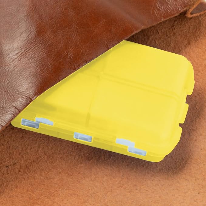 2PCS 7-Day Pill Organizer with Labels – Travel Pill Case, Daily Medication Organizer | Compact & Secure | Fits in Pocket/Purse (3.7” x 2.4”)