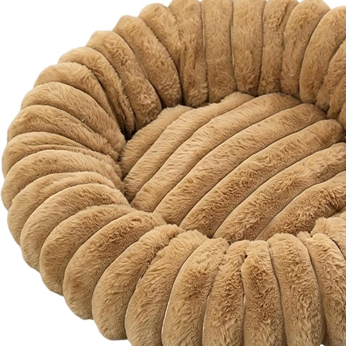 Cat and Dog Sleeping Mat, Round Pet Relaxation Bed | Washable Puppy Kitten Donut Bed | Non-Slip Round Comfortable Thick Dog Bed Cat Sofa For Small Dogs, Cat