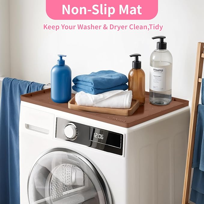 Sdpeia Under Sink Mat 22"×22" Waterproof Silicone Cabinet Liner & Sink Protector for Kitchen & Bathroom, Multi-Purpose Organizers Tray for Pets, Laundry, Cat Litter Mat