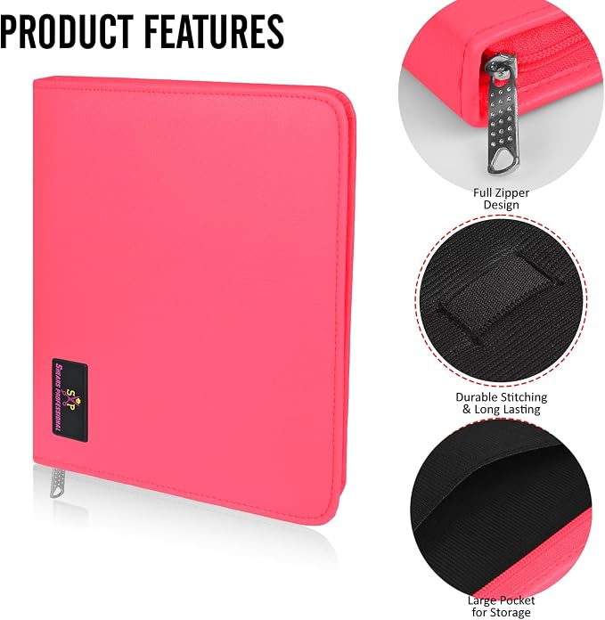 Case Holds 10 Grooming or Beauty Shears (PINK)