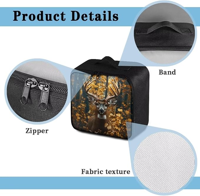 Rnyleeg Deer Hunting First Aid Kit for Home Empty First Aid Bag with Mesh Pockets Large Capacity Design Emergency Medical Trauma Bag for Travel