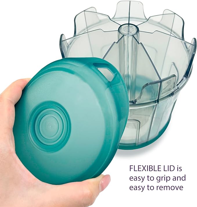 Yaklim Extra Large Supplement Organizer with XL 7 Large Compartments
