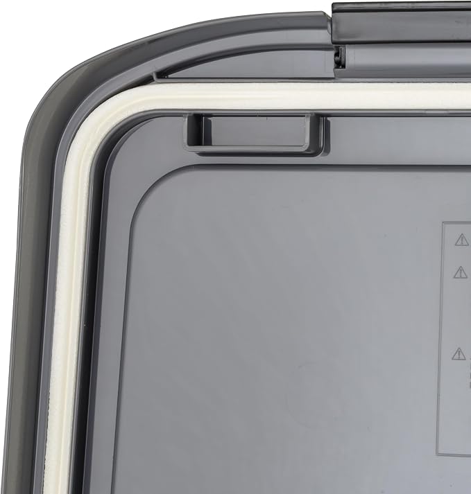 IRIS USA Dog Food Storage Container, Up to 50 lbs, Dark Gray, Made in USA | Includes 2-Cup Scoop & Wheels, Airtight Seal, BPA-Free, Bird Seed, Cat food, Cat Litter, Chicken Feed, Pellets