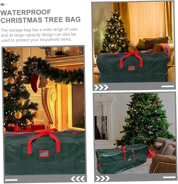 BESPORTBLE Large Christmas Tree Storage Bag Organizer Handles Heavy Duty Household Storage for Holiday Trees and Decorations