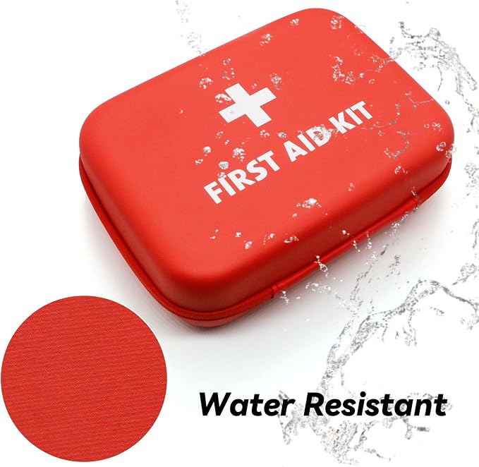 Faylapa Travel First Aid Pouch, Empty First Aid Bag, 9x7x3 inches Portable Outdoor First Aid Medical Storage Organizer Bag for Travel, Boat, Office, Sports, Hiking, Outdoor(Bag Only)