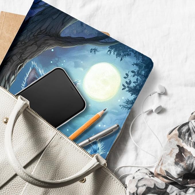 for Microsoft Surface Go 4/3/2/1-10.5" 2021 Tablet Case,Auto Wake/Sleep,Adjustable Stand Protective Cover - Moonlight Cat