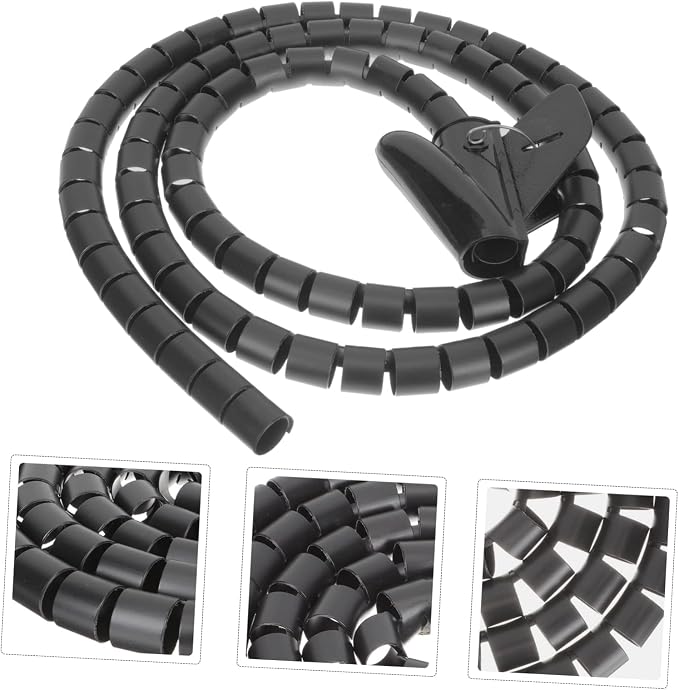 COHEALI Spiral Tube Flexible Wire Wrap Organizer Cords Tidy and Safe for Boys and Girls and Pets