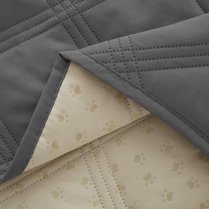 Ameritex Waterproof Dog Bed Cover Pet Blanket with Anti-Slip Back for Furniture Bed Couch Sofa (Pack of 3)