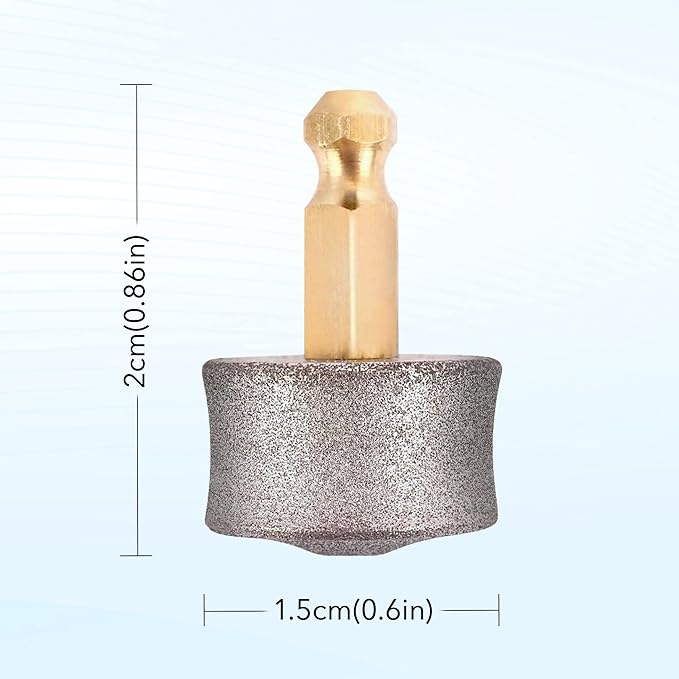 Boshel Dog Nail Grinder Replacement Heads, Replaceable Diamond Tip Head for Professional Dog Claw Smoothing Grinder, 2 Pack