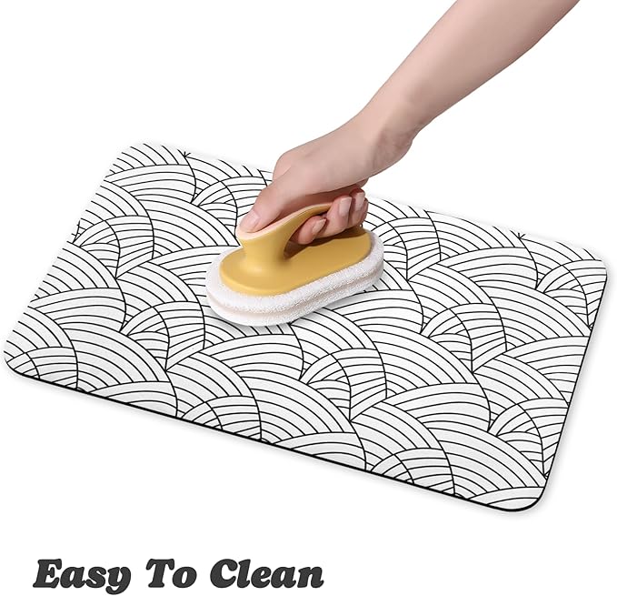 Bohemia Waterproof Pet Feeding Mats - 16 * 24 inch for Dog and Cat Food and Water Bowls