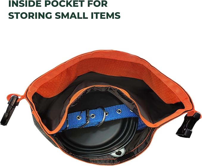 FXW Dog Food Travel Bag, Large Capacity for Travel Kibble Storage, 85 Cups | for RV Road Trips, Camping, Longterm Dog Boarding, Freshness Support, Odor Control, Easy Pouring