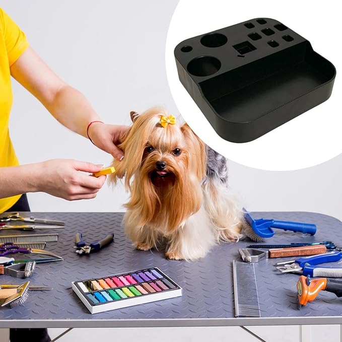 Pet Grooming Tools Holder Dog Grooming Arm Organizer for Hairdressing Clips