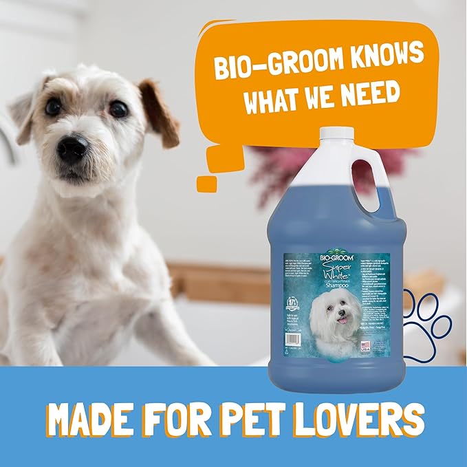 Bio-Groom Super White Coat Brightener Shampoo