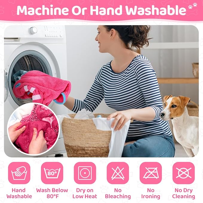 AUTOWT Dog Bathrobe Towel - Super Absorbent Dog Drying Coat, Warming Bath Robes for After Bath Shower Swim Walk for Small Medium Large Dogs Cats Pet