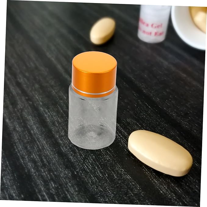 20pcs 30ml Plastic Sealing Bottles with Airtight Lids, Leakproof Pill Containers for Powder Supplements and Medication Storage, Portable Organizer for Travel and Countertop Use